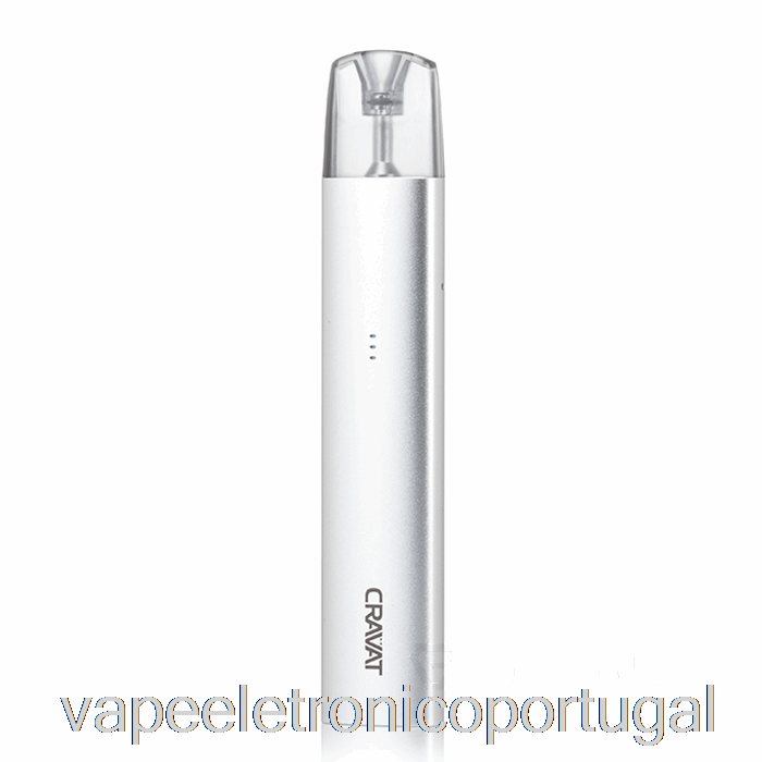 Vape Eletrônico Uwell Cravat Pod Kit Prata